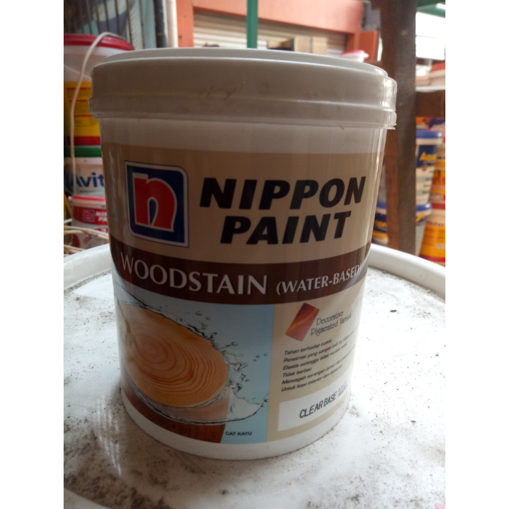 Nippon Paint Wood Stain Water Base (1 Liter)