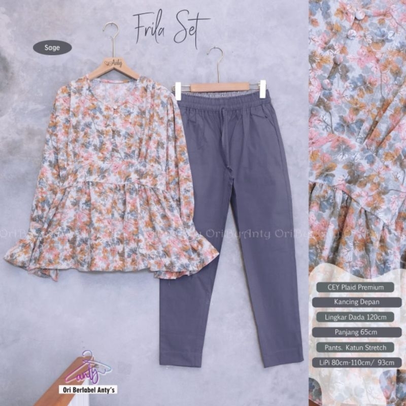 setelan wanita frila by Anty