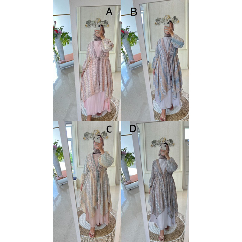 Artemis Fashion~ REZKIYA MAXI (Set Hijab) // CATHLIN MAXI DRESS // FAHIRA MAXI DRESS PART 2 (Inner Outer bisa dilepas pasang)