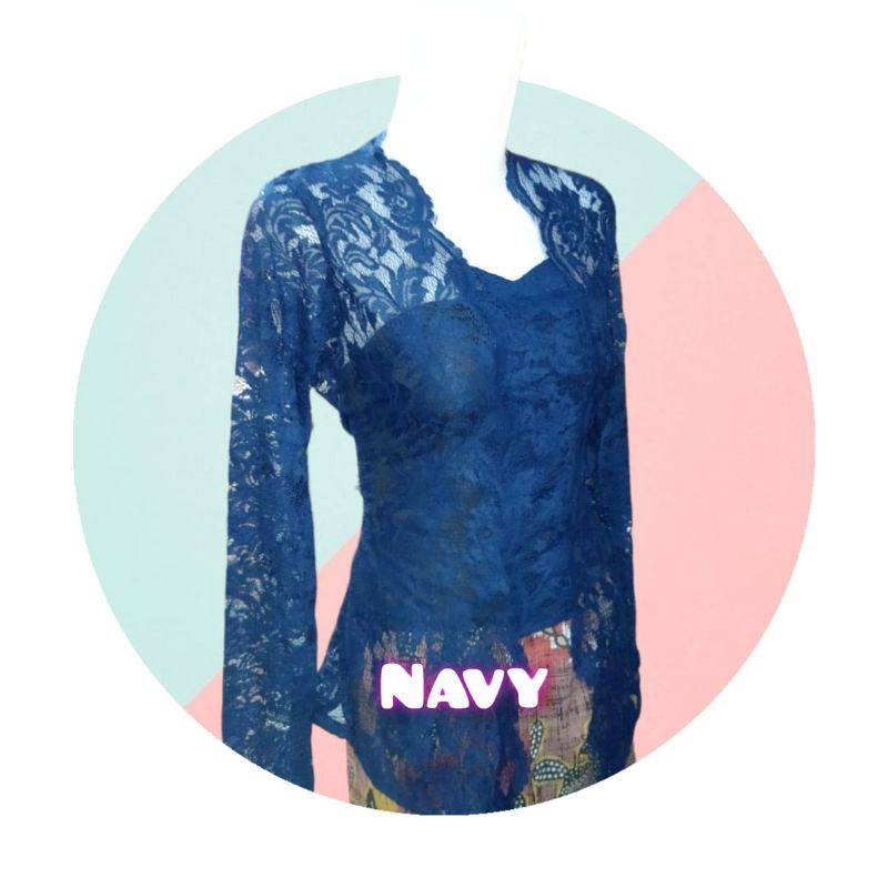 JUMBO Kebaya Brokat Sofia Lgn Panjang XXL 3XL 4XL 5XL Big Size ( Ld 104 - 124 )