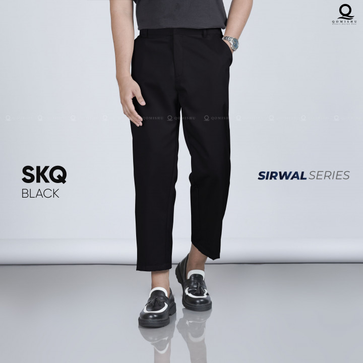 QOMISHU Celana Sirwal Kantor Pria Formal Office Pants Kasual Elegan SKQ