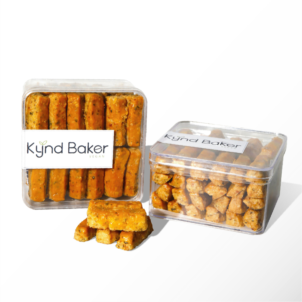 

KNDY BAKER Kue kering cookies kastengel garlic premium vegan vegetarian