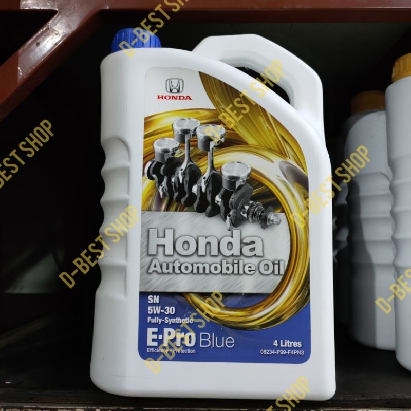 OLI MESIN HONDA EPRO BLUE 5/30 API SN GF-5 FULLY SYNTHETIC - 4 LITER