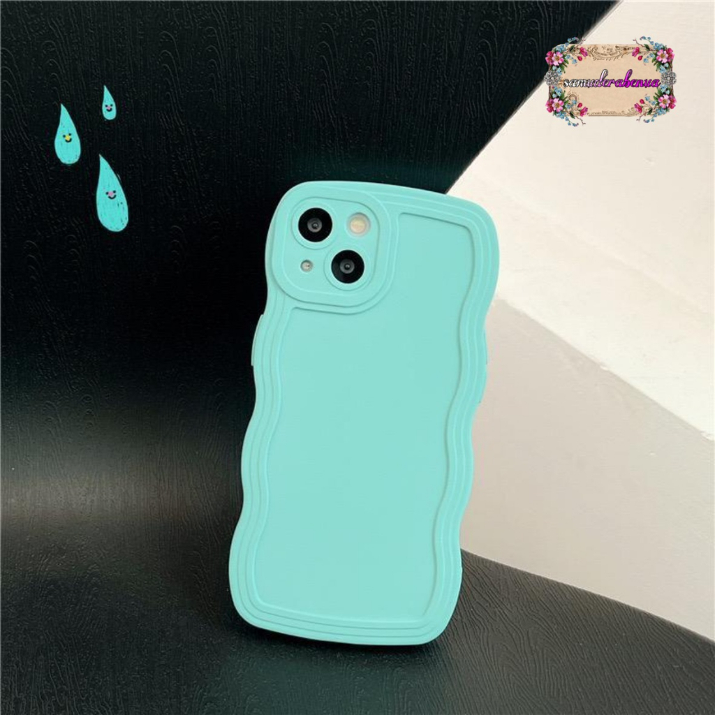 CASE SOFTCASE SILIKON GELOMBANG WAVY PROCAMERA MACARON OPPO A58 A78 SB5223