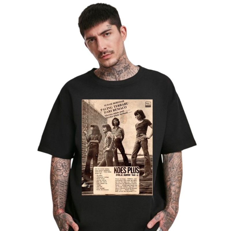 T-shirt KOES PLUS JADUL legendaris Jaman ke jaman T-shirt populer preium