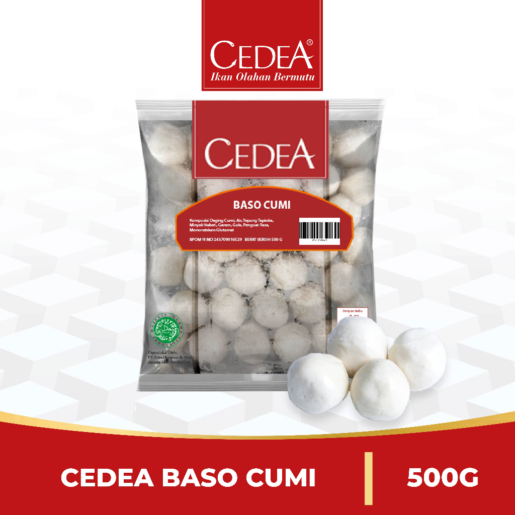 

CEDEA Baso Cumi [500g] / Bakso Cumi / Squid Meatballs