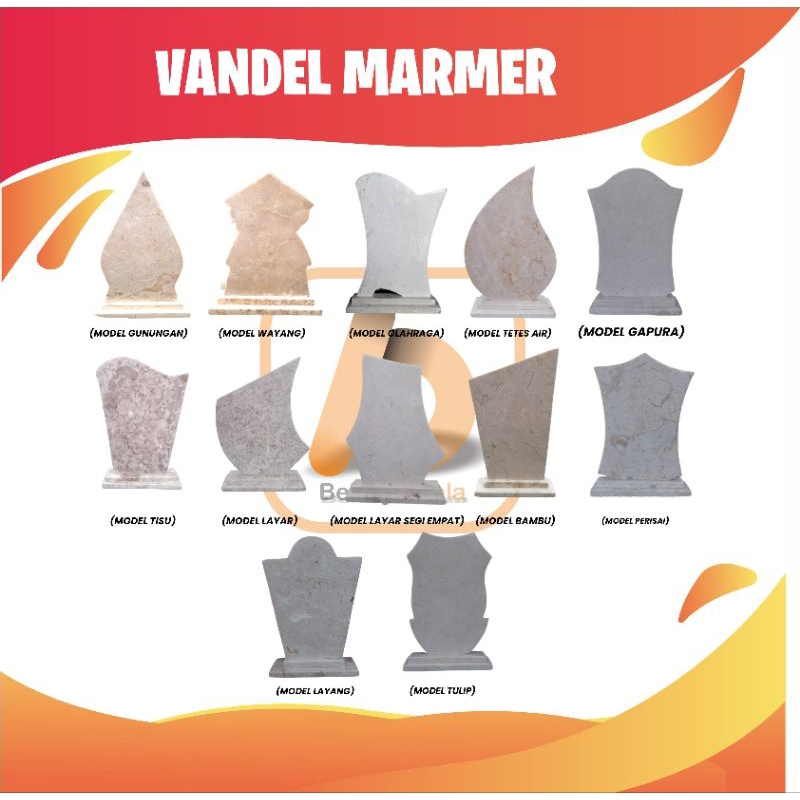 Plakat/Vandel Marmer Besar Free Design