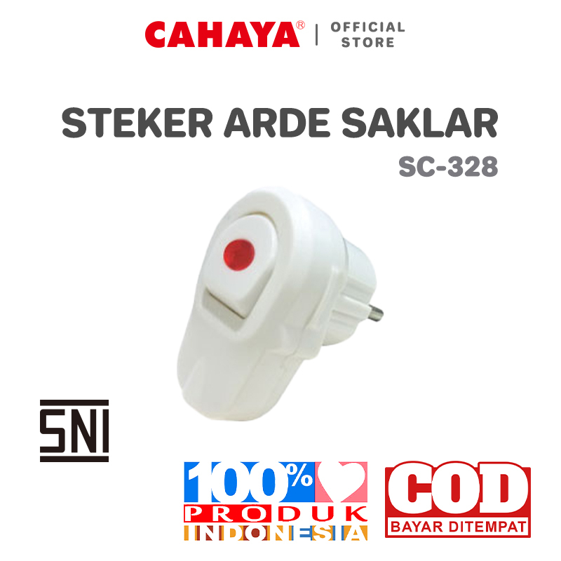 CAHAYA - Steker Arde Saklar On/Off SC-328