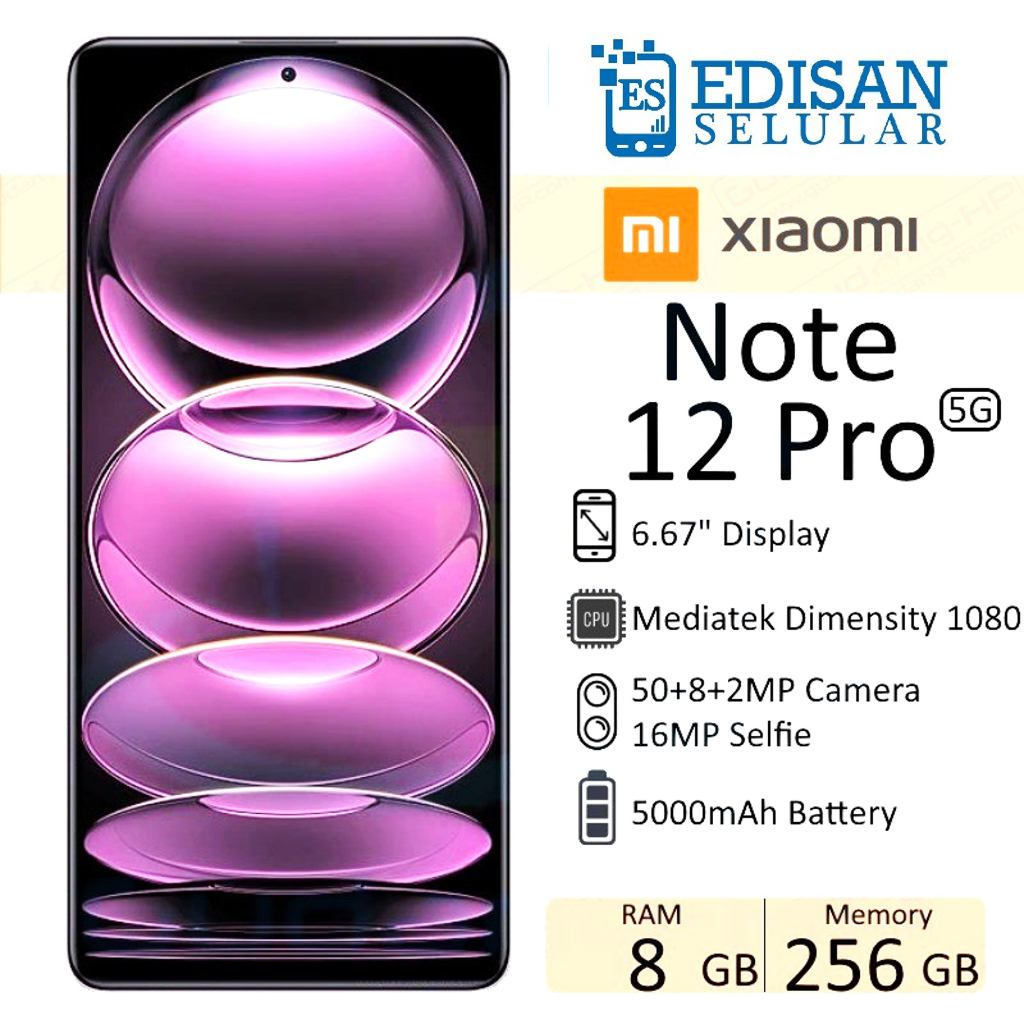 Xiaomi Redmi Note 12 Pro  8/256 GB Garansi Resmi