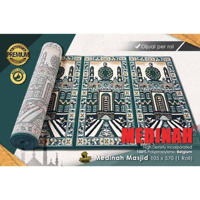 KARPET SAJADAH MASJID TEBAL/KARPET ROLL MASJID MUSHOLA