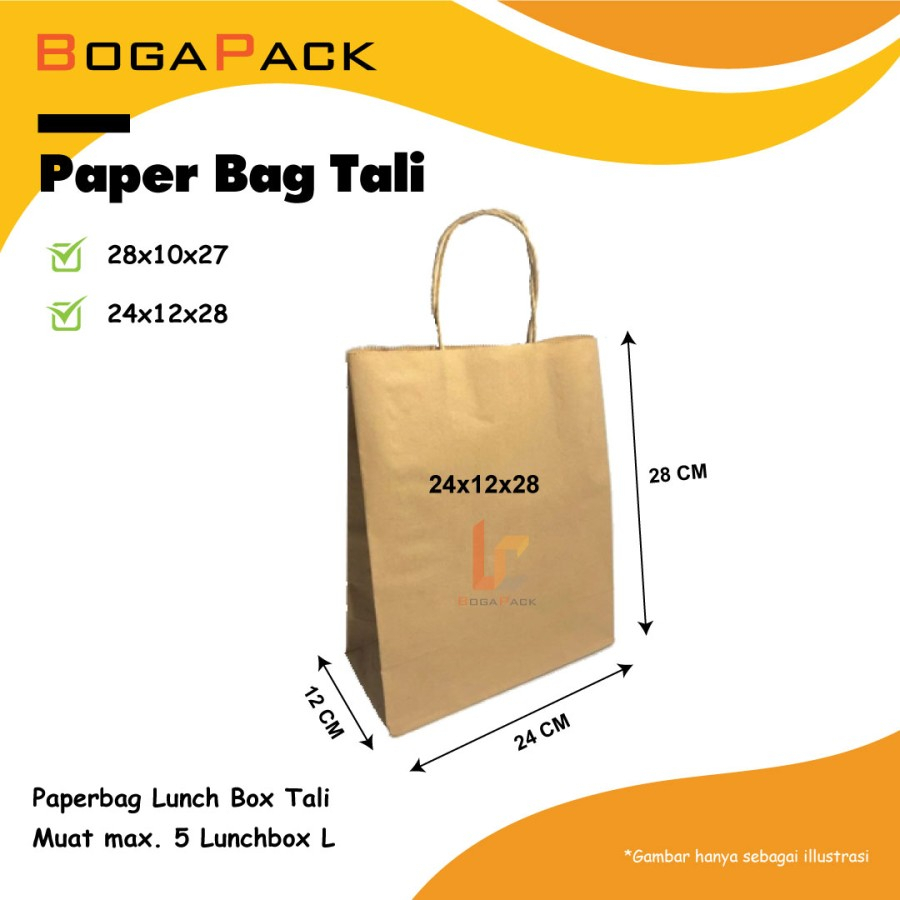 Paper Bag 24x12x28 cm (isi 10 lembar)