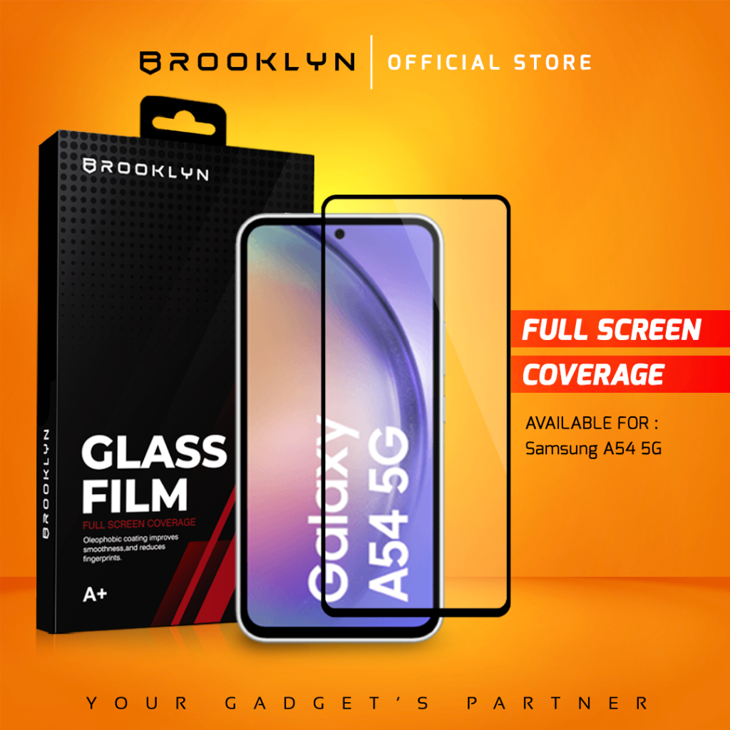 Brooklyn Tempered Glass SAMSUNG A55/A54/A53/A52S/A51/A50 Full Cover Around Protection