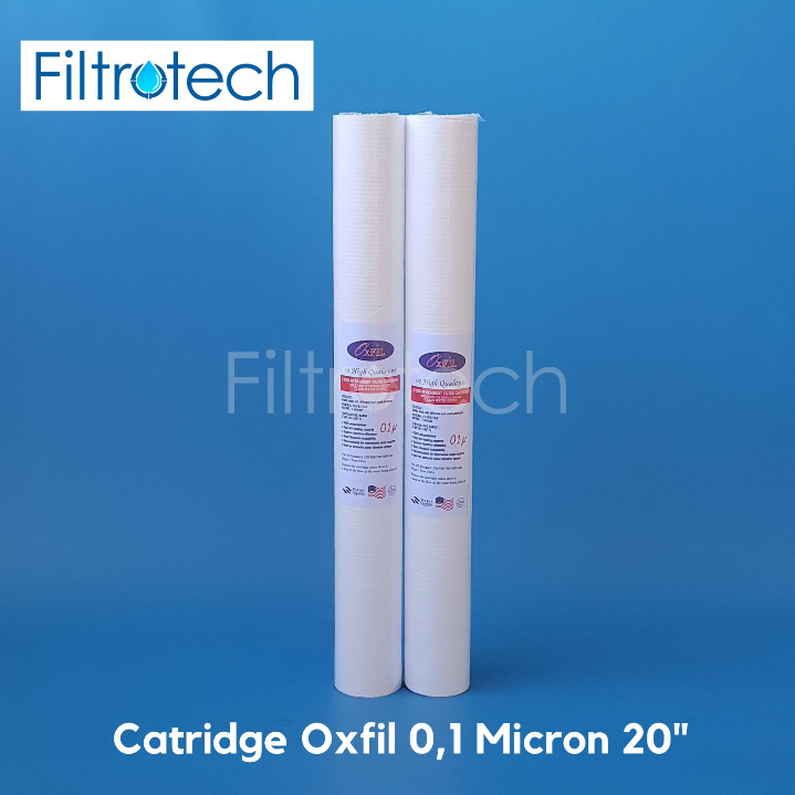 Cartridge filter air / Water filter 20'' Oxfil 0,1 micron / 0.5 micron