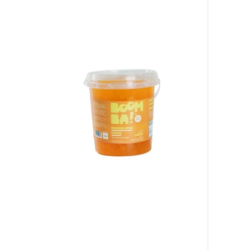 

1 kg BOOMBA MANGO POPPING BOBA by Bobaking