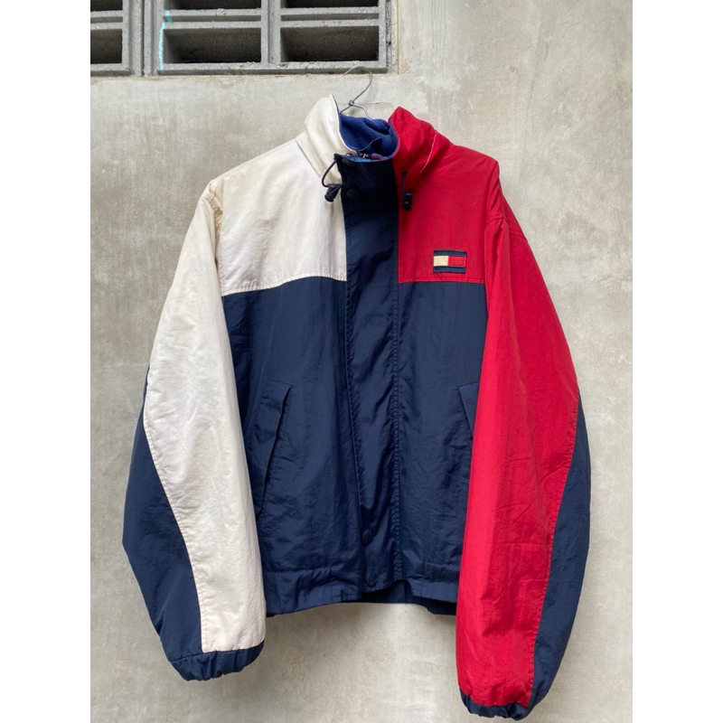 jaket tommy hilfiger second,tommy hilfiger vintage jacket,tommy jeans,polo tommy,rugby tommy hilfige