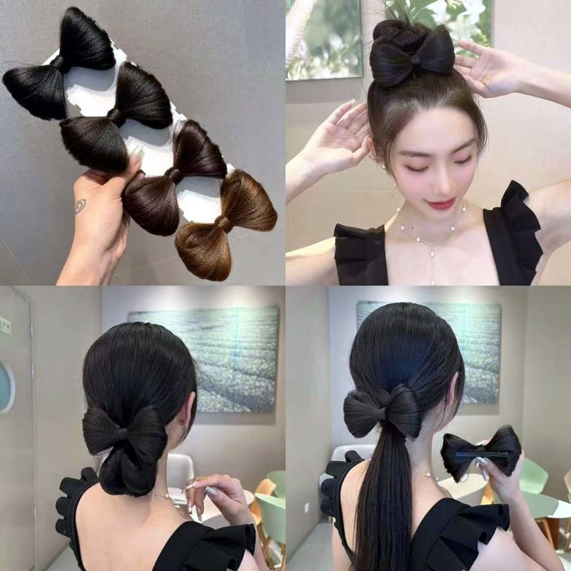 AC093 Jepit Rambut WIG Palsu Berupa Pita Sintetis Premium Extention Model Korea