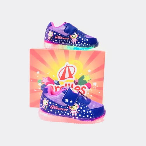 Sepatu Anak CEWE LAMPU LED Karakter Kartun Ardiles Chiara TAVIRA NAZIRA SepatuAnak Kids SHOES