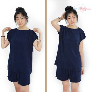 Setelan Wanita Baju tidur Piyama Set Rayon