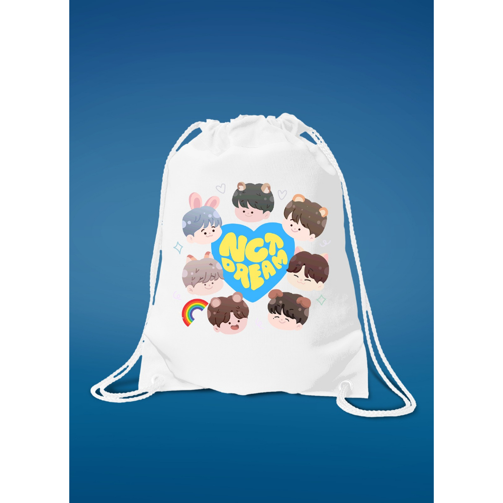 Tas Serut NCT DREAM / String Bag Custom / Tas Serut Souvenir / Custom Tas Serut