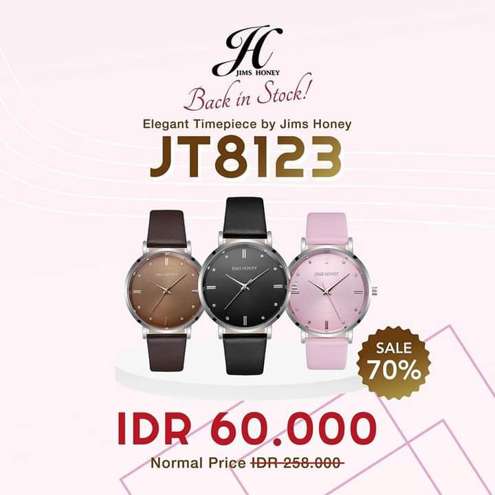 Jam Tangan Wanita Kode 8123 Jims Honey