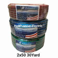 KABEL LISTRIK TRANSPARAN 2x50 30YARD TITAN / HAKAMITSU / KABEL AUDIO SERABUT PER ROL