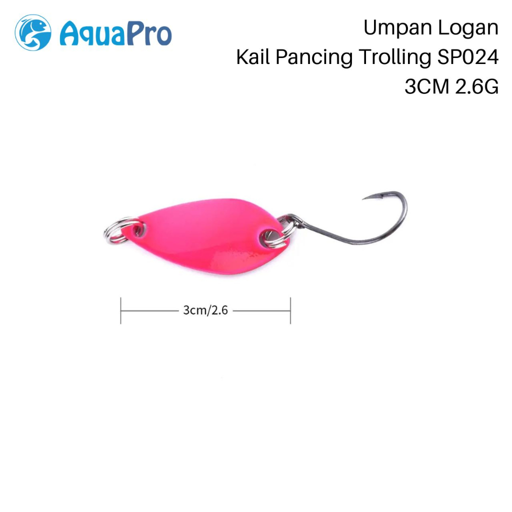 Umpan Pancing Mini SP214 3CM 3G Sendok Umpan Logam Warna-warni Spinnerbsit Ikan Kecil Ikan Tunggal Kait Jig Stream Trout Es Musim Dingin