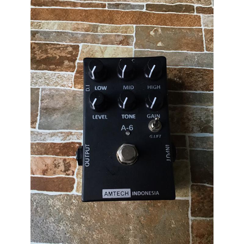 Preamp Bass Amtech A6 + DI | Ampeg Preamp Emulator | Efek Bass Amtech | Efek Bass Ampeg | Preamp Bas