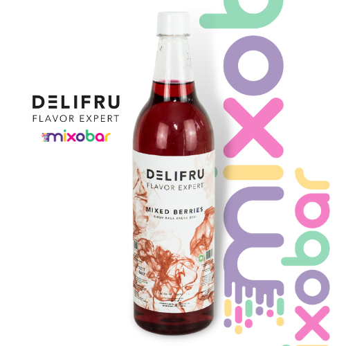 

Delifru Syrup Mixed Berries 1000ml l Sirup Minuman