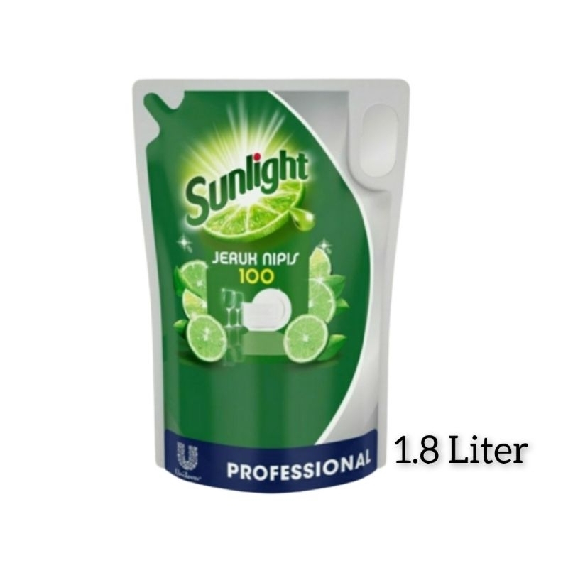 Sunlight Professional Sabun Cuci Piring Jeruk 1800 Ml