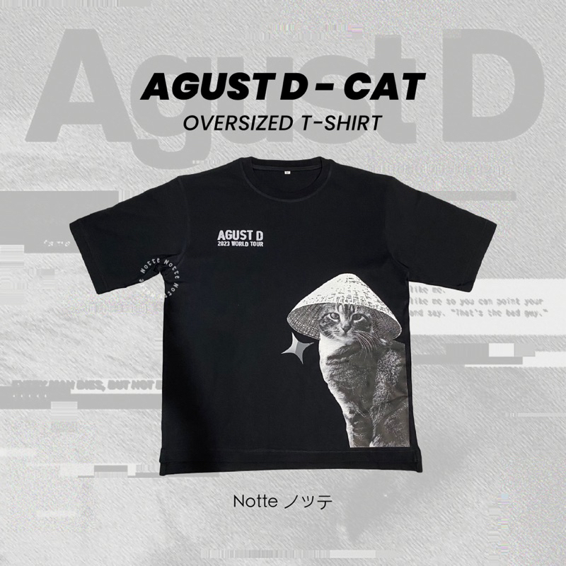 NOTTE - Oversize T-Shirt Agust D