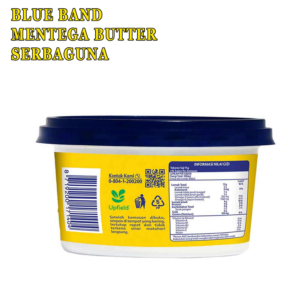Mentega* Blue Band* Butter* 250g
