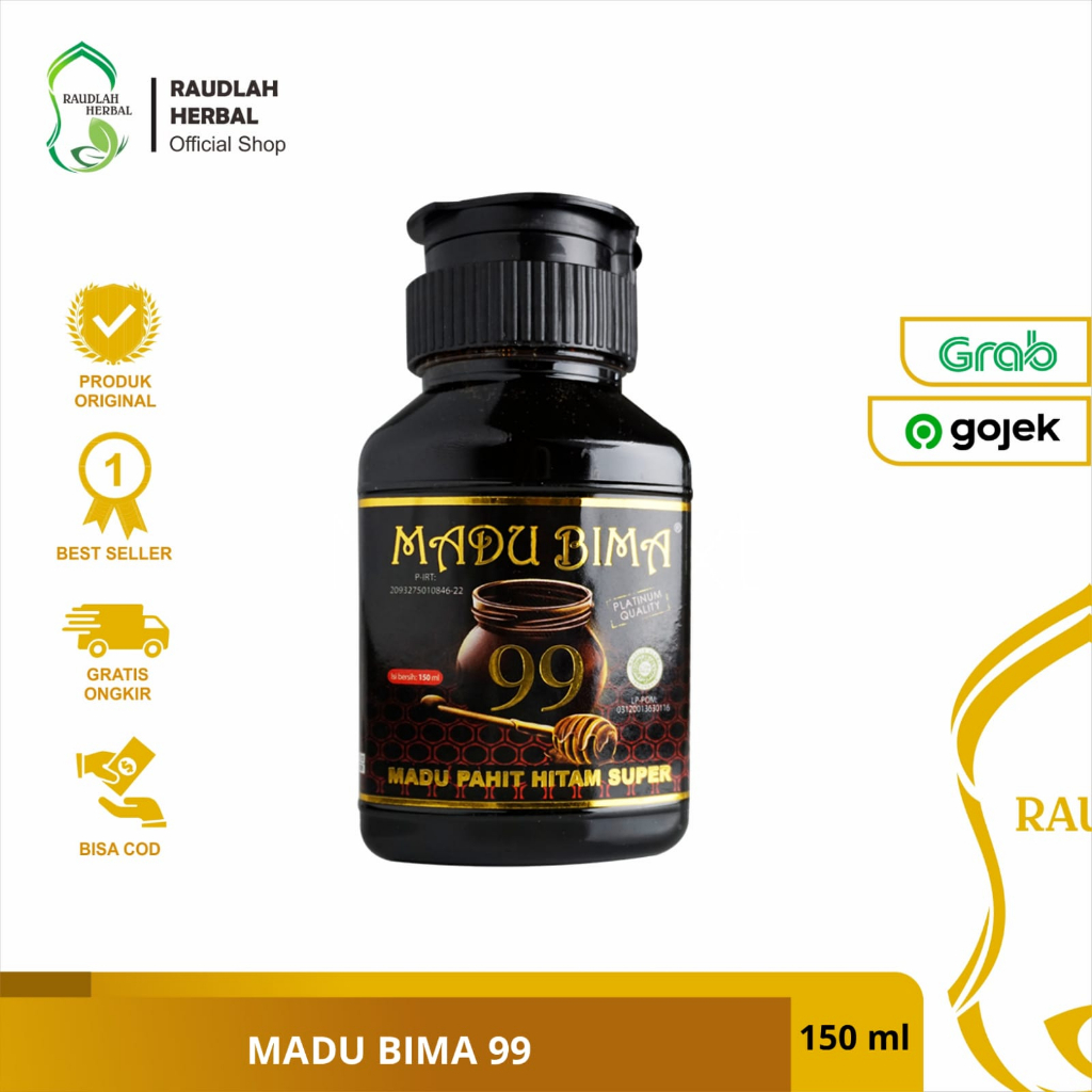 

MADU BIMA 99 - Madu Hitam Pahit Super 150 ml