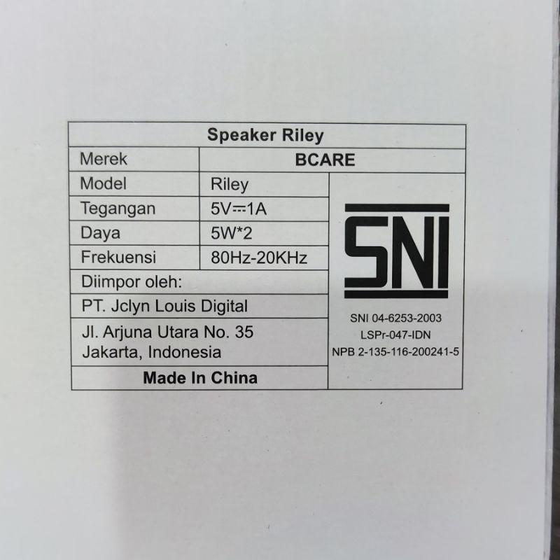 BCare Riley wireless bluetooth speaker
