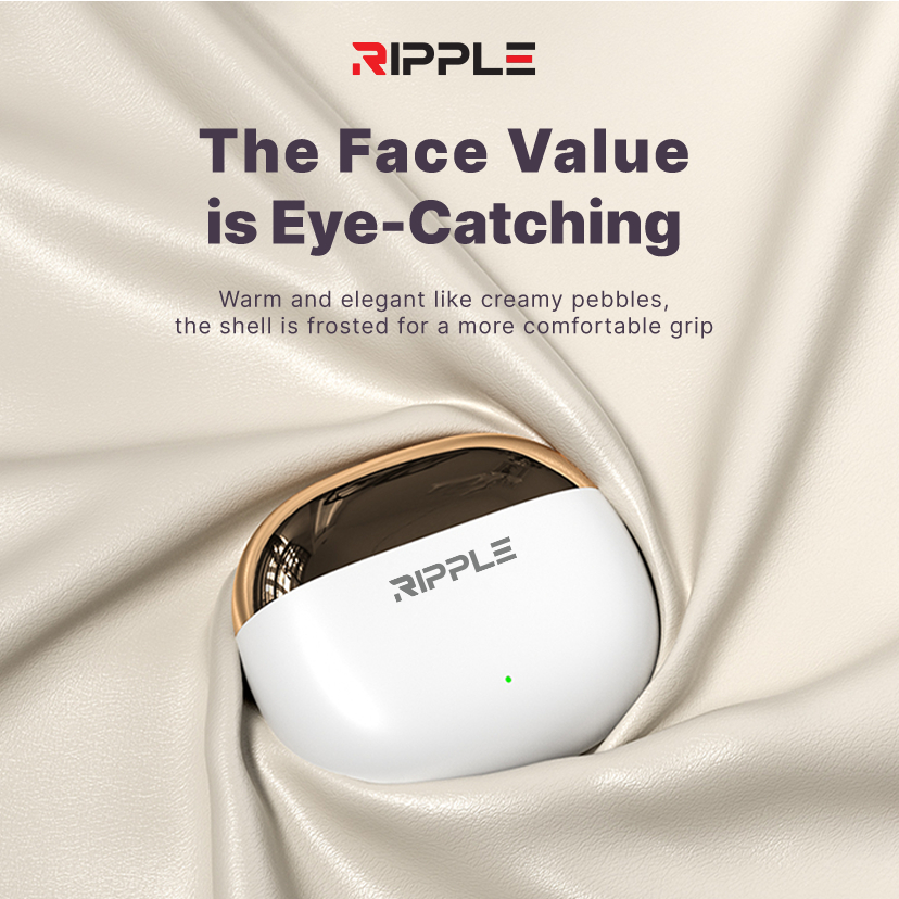 (Flash Sale) Ripple Rippods True Plus TWS Headset Bluetooth Earphone Mini Earbuds Handsfree