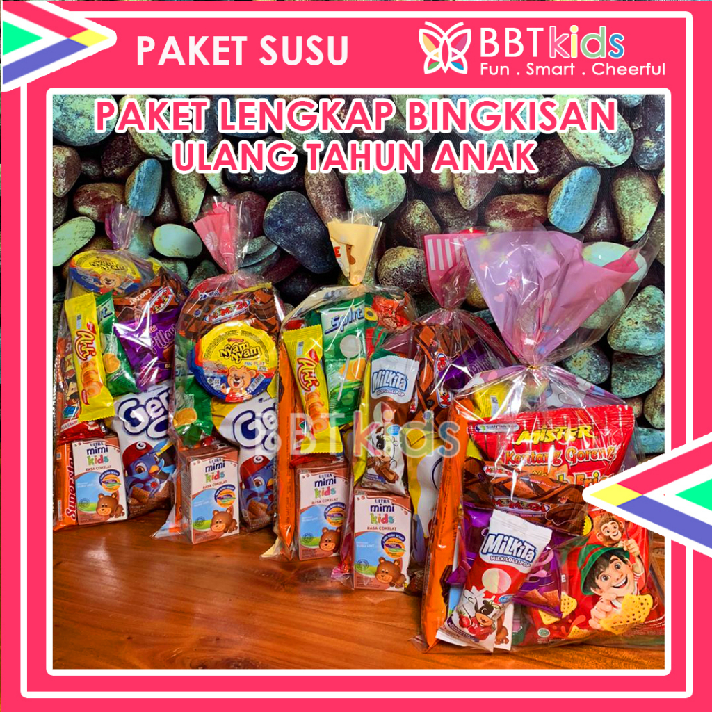 PAKET SNACK ULANG TAHUN ANAK MURAH LENGKAP BINGKISAN ULTAH HAMPERS BUKET BOUQUET SOUVERNIR