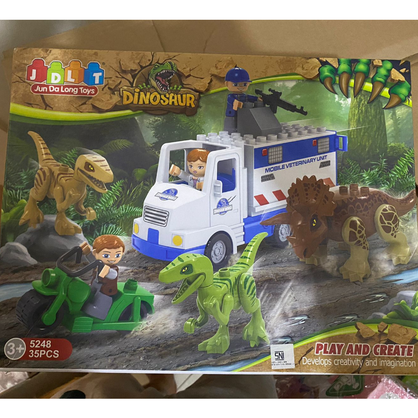 JDLT Dinosaur Lego