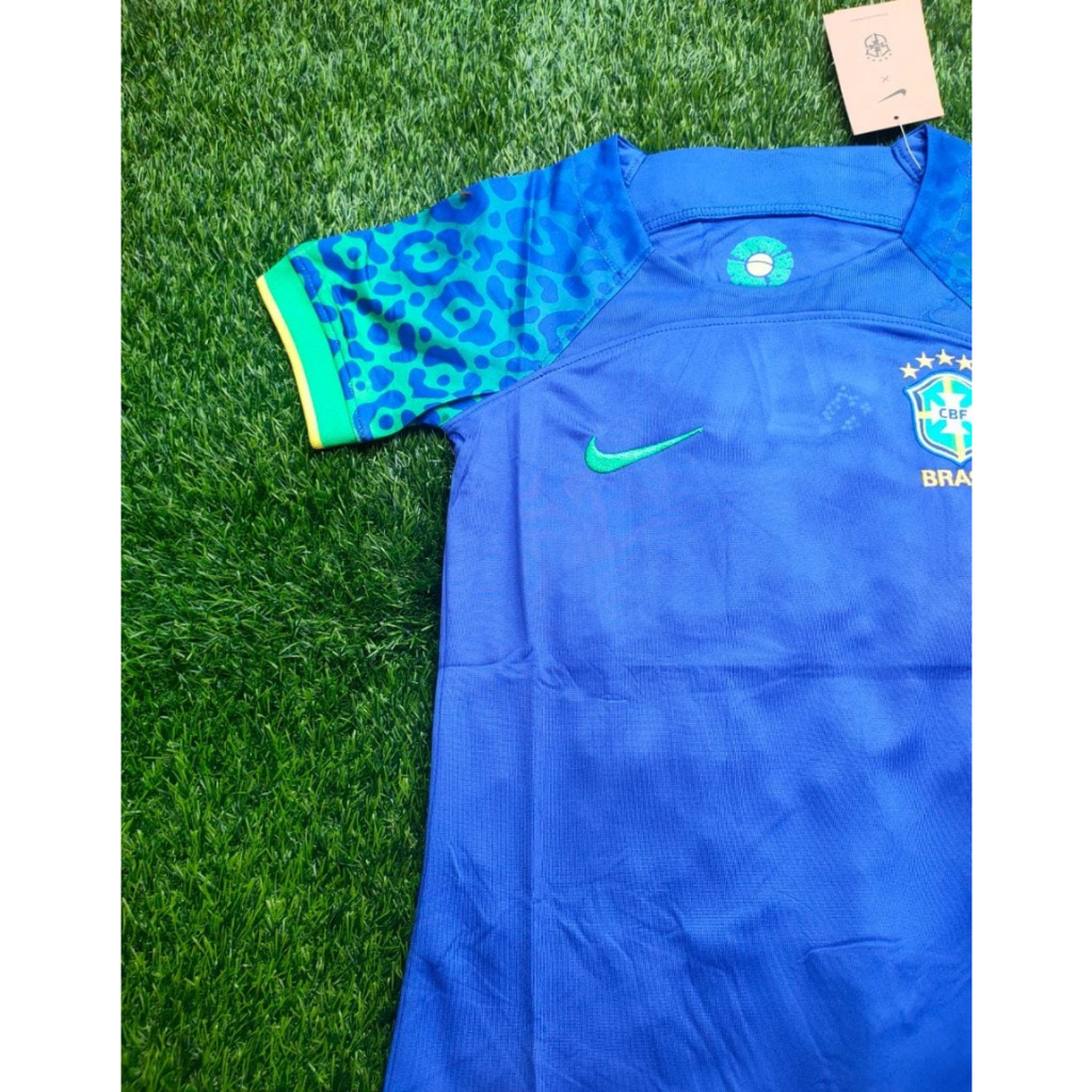 JERSEY BOLA LADIES BRAZIL AWAY PIALA DUNIA 2022 GRADE ORI IMPORT