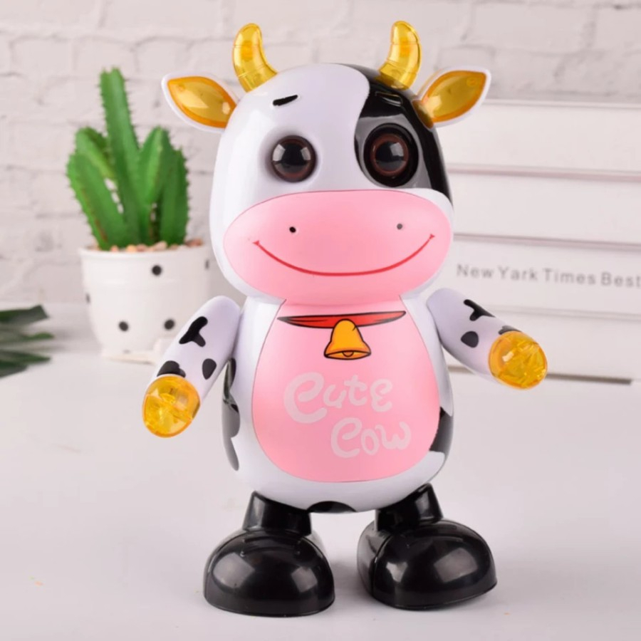 Mainan Robot Dancing Cow Menari Musik Joget