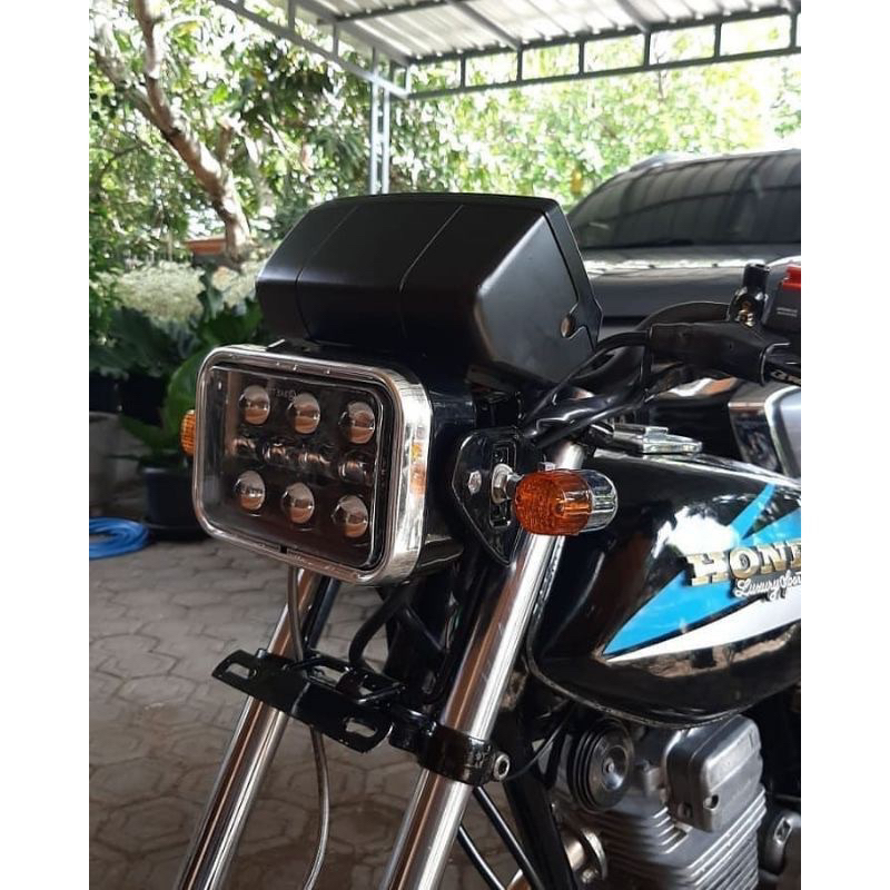 LAMPU LED DAYMAKER KOTAK 4×6 INCH GL PRO MAX RX KING HONDA WIN DLL ORIGINAL DOT SAE