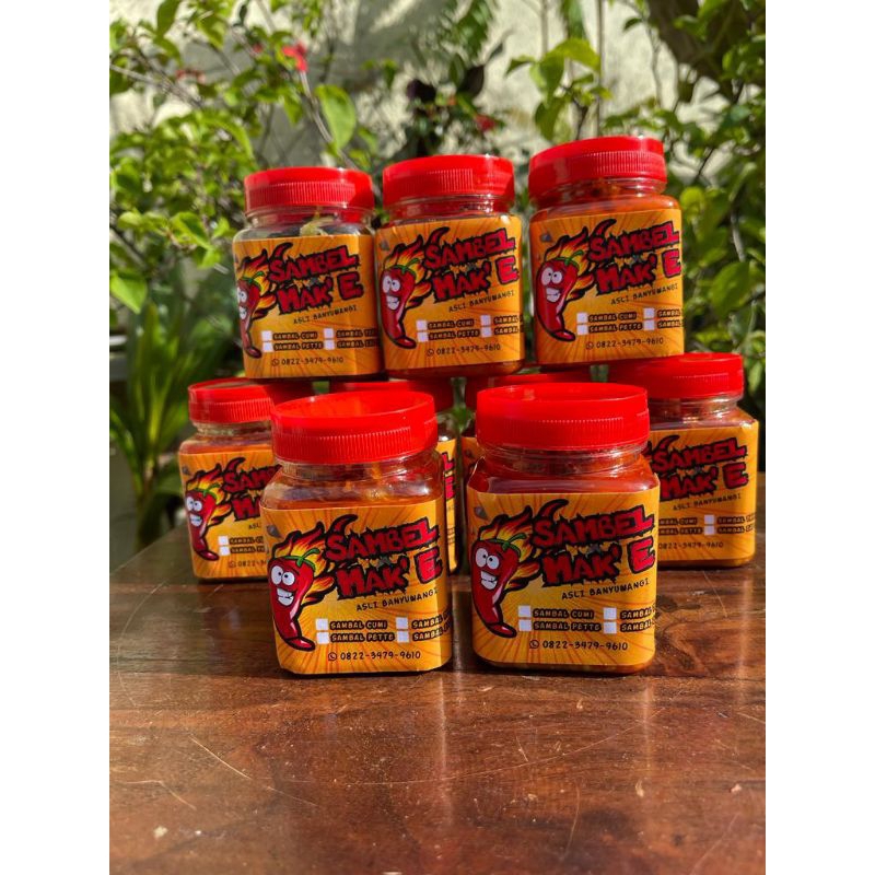 

sambel mak'e asli Banyuwangi