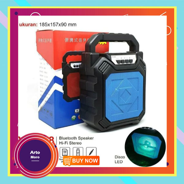 Karaoke Speaker YD-668 Salon Bluetooth Mini LED Free Mic