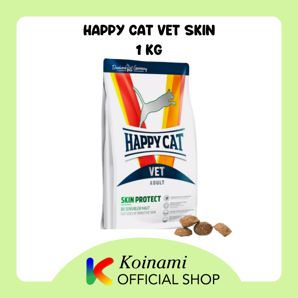 HAPPY CAT VET SKIN 1 kg / MAKANAN KUCING HAPPYCAT UNTUK KULIT