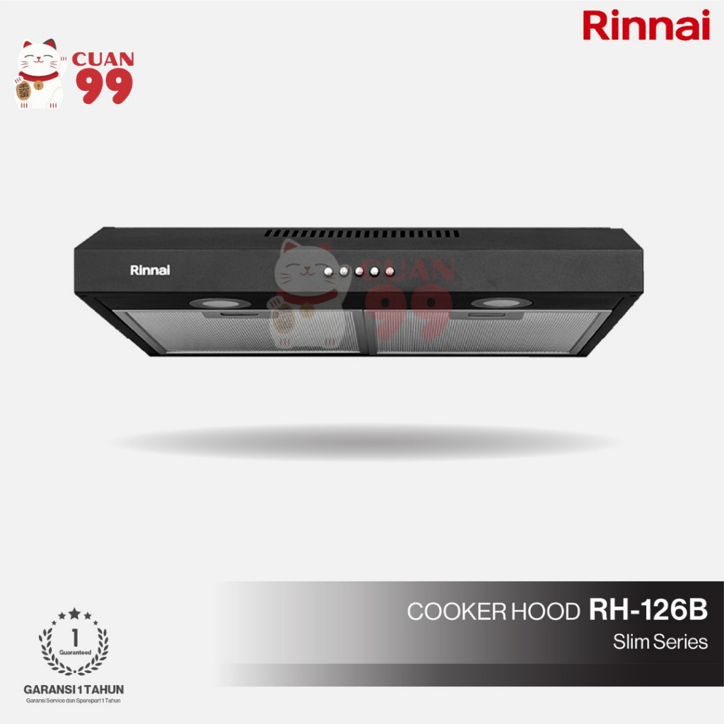 Cooker Hood / Penghisap Asap Rinnai RH -126B ORIGINAL GARANSI RESMI (PROMO HEBOH)