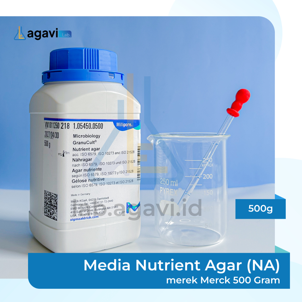 Media Nutrient Agar (NA) merk Merck 500 Gram