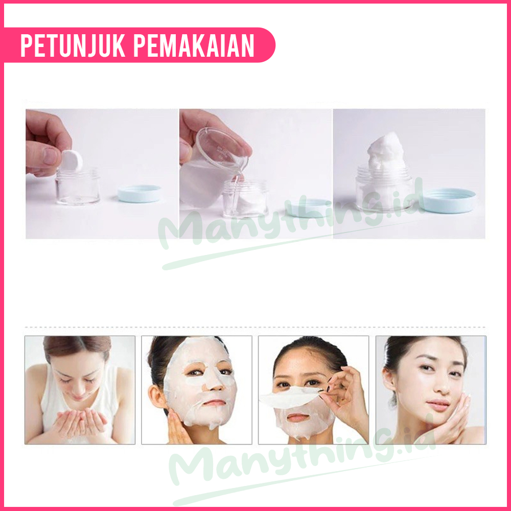 [CO Rp1K] Compressed Paper Mask Sheet TABLET MASKER WAJAH Topeng Facial Kertas Kapas Kompres Pelembab Natural