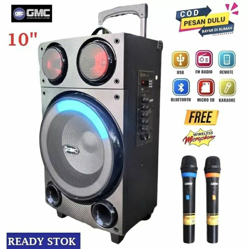 Speaker Trolley GMC 897 L - 10 inch Woofer