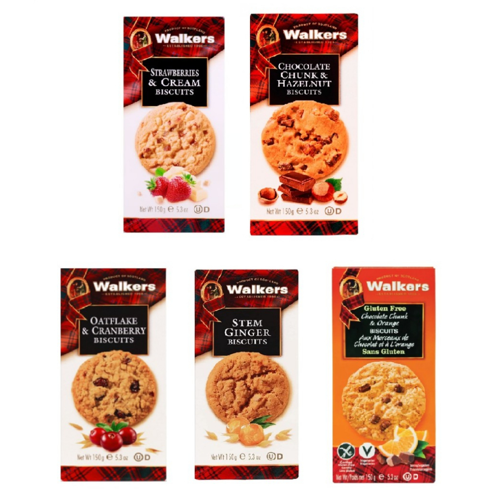 Walkers Gluten Free Oatflakes Gingers Chocolate Chunk Biscuits