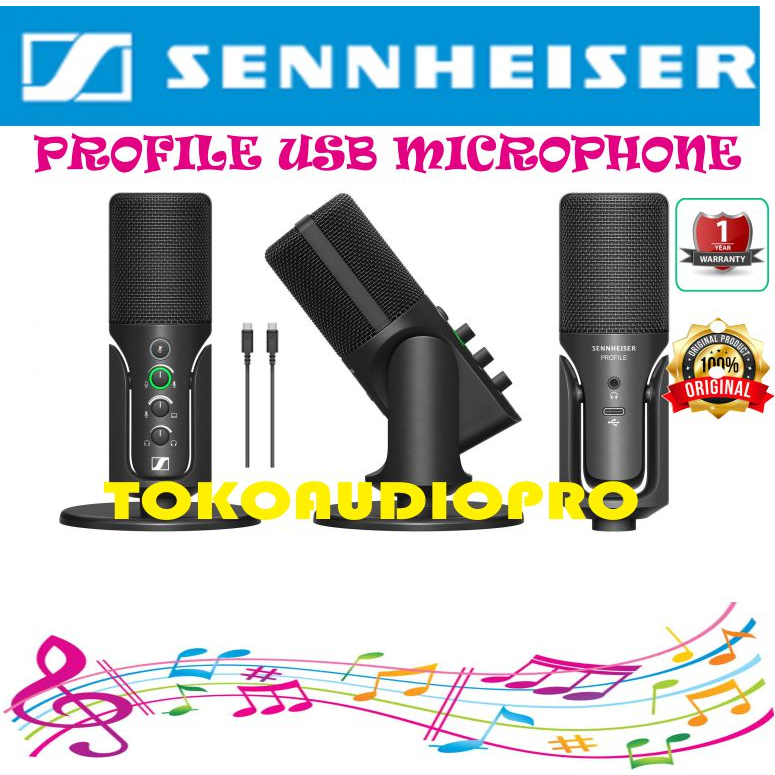 Mic Sennheiser Profile USB Microphone Usb Sennheiser