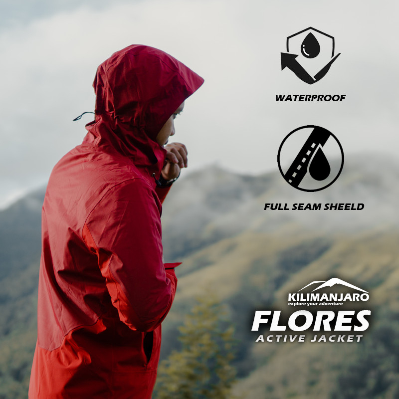 Jaket Outdoor - Jaket Gunung Kilimanjaro Flores Waterproof