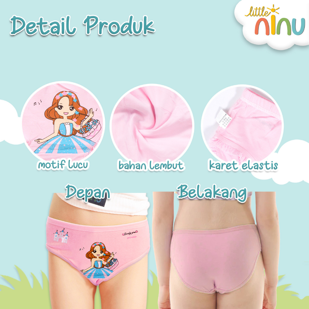 LITTLE NINU CD Celana Dalam Anak Segitiga 0004